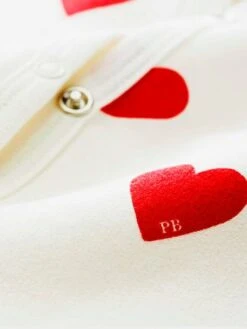 Dors-bien Bébé Coeurs En Molleton PETIT BATEAU -Petit Bateau dors bien bebe coeurs en molleton petit bateau 3