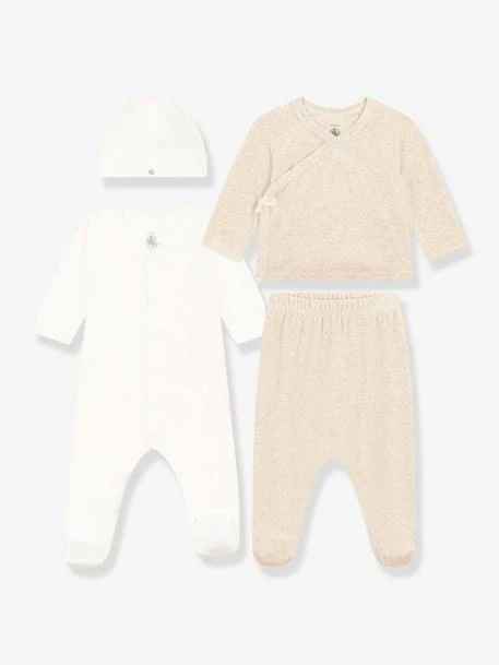 Ensembe 4 Pièces En Coton Bébé PETIT BATEAU 5 Ensembe 4 Pièces En Coton Bébé PETIT BATEAU – Image 3