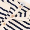 Ensemble 2 Pièces Bébé En Tricot Rayé Laine Et Coton PETIT BATEAU -Petit Bateau ensemble 2 pieces bebe en tricot raye laine et coton petit bateau