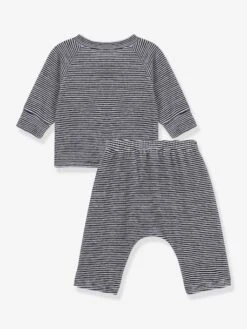 Ensemble 2 Pièces En Velours Et Coton PETIT BATEAU -Petit Bateau ensemble 2 pieces en velours et coton petit bateau 2