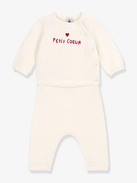 Ensemble 2 Pièces Tricot Laine Et Coton PETIT BATEAU 6 Ensemble 2 Pièces Tricot Laine Et Coton PETIT BATEAU – Image 4