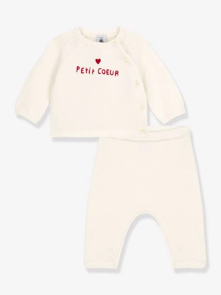 Ensemble 2 Pièces Tricot Laine Et Coton PETIT BATEAU 3 Ensemble 2 Pièces Tricot Laine Et Coton PETIT BATEAU