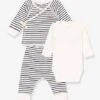 Ensemble Naissance 3 Pièces PETIT BATEAU -Petit Bateau ensemble naissance 3 pieces petit bateau