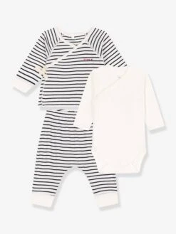 Petit Bateau 25 Ensemble Naissance 3 Pièces PETIT BATEAU