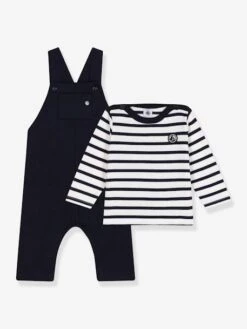 Ensemble Salopette Et Marinière PETIT BATEAU -Petit Bateau ensemble salopette et mariniere petit bateau 4