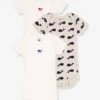 Lot 3 Bodies Manches Courtes Imprimé Baleine PETIT BATEAU 1 Lot 3 Bodies Manches Courtes Imprimé Baleine PETIT BATEAU -Petit Bateau lot 3 bodies manches courtes imprime baleine petit bateau