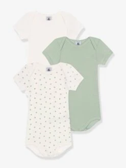 Petit Bateau -Petit Bateau lot 3 bodies manches courtes petit bateau 1
