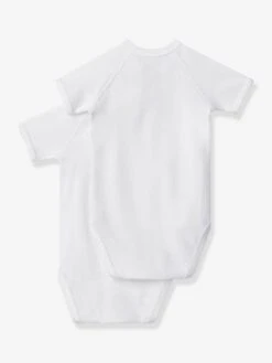 Lot De 2 Bodies Naissance Manches Courtes PETIT BATEAU 6 Lot De 2 Bodies Naissance Manches Courtes PETIT BATEAU -Petit Bateau lot de 2 bodies naissance manches courtes petit bateau 1