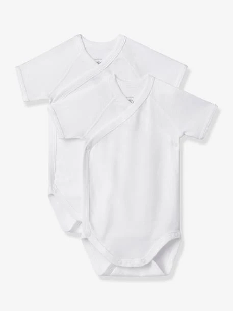 Lot De 2 Bodies Naissance Manches Courtes PETIT BATEAU 5 Lot De 2 Bodies Naissance Manches Courtes PETIT BATEAU – Image 3