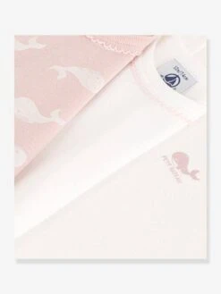 Petit Bateau 13 Lot De 3 Bodies Manches Courtes Baleines En Coton PETIT BATEAU