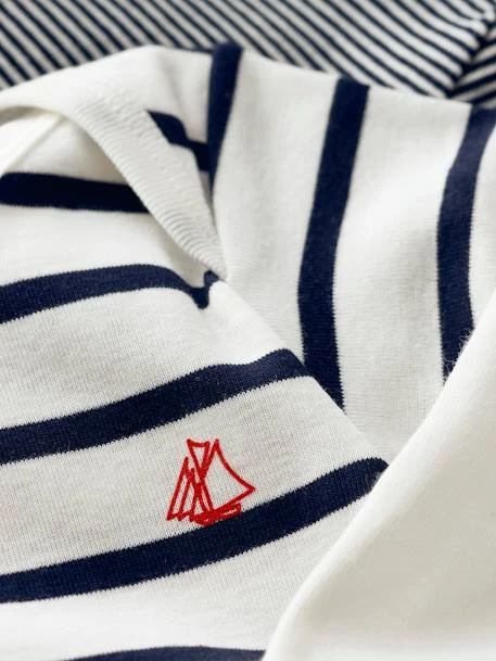 Lot De 3 Bodies Manches Courtes En Coton Bio PETIT BATEAU 5 Lot De 3 Bodies Manches Courtes En Coton Bio PETIT BATEAU â Image 3