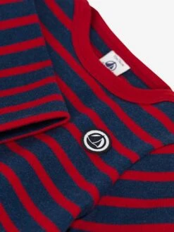 PETIT BATEAU Marinière Bébé En Jersey épais