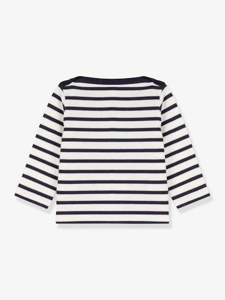 Marinière Bébé Manches Longues En Coton Bio PETIT BATEAU 5 Marinière Bébé Manches Longues En Coton Bio PETIT BATEAU – Image 3