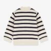 Pull Bébé En Laine Et Coton Rayé PETIT BATEAU -Petit Bateau pull bebe en laine et coton raye petit bateau