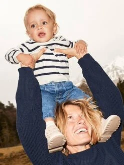 Pull Bébé En Laine Et Coton Rayé PETIT BATEAU -Petit Bateau pull bebe en laine et coton raye petit bateau 3