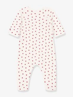 Pyjama Bébé Coeur En Velours PETIT BATEAU -Petit Bateau pyjama bebe coeur en velours petit bateau 2