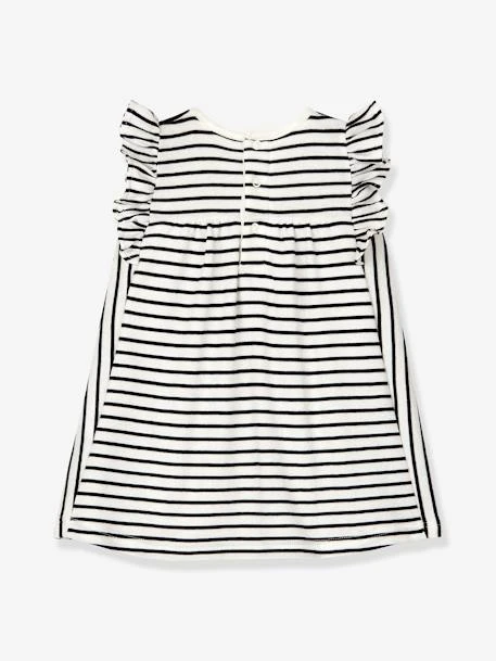 Robe Body Rayée Marinière En Coton Bio Bébé - PETIT BATEAU 3 Robe Body Rayée Marinière En Coton Bio Bébé - PETIT BATEAU