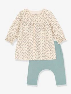 Petit Bateau -Petit Bateau robe en tubique et legging bebe petit bateau 1