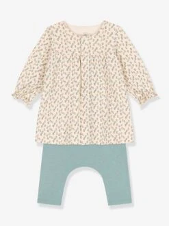 Robe En Tubique Et Legging Bébé PETIT BATEAU -Petit Bateau robe en tubique et legging bebe petit bateau 2