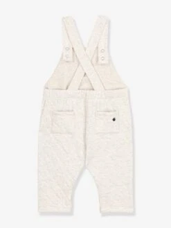 Salopette Longue Bébé En Tubique Matelassé - PETIT BATEAU -Petit Bateau salopette longue bebe en tubique matelasse petit bateau 2