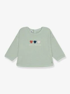 Sweat Coeur Fille PETIT BATEAU -Petit Bateau sweat coeur fille petit bateau 2