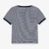 T-shirt Rayé Milleraies Bébé Manches Courtes PETIT BATEAU En Coton Bio -Petit Bateau t shirt raye milleraies bebe manches courtes petit bateau en coton bio